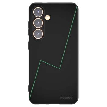 Picasee Μαύρη θήκη σιλικόνης για Samsung Galaxy S24 S921B 5G - Consistency