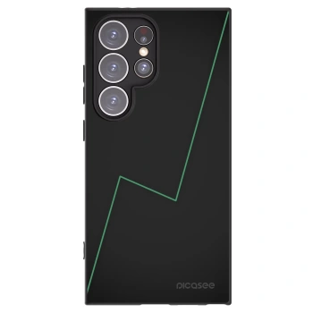 Picasee Μαύρη θήκη σιλικόνης για Samsung Galaxy S24 Ultra S928B 5G - Consistency