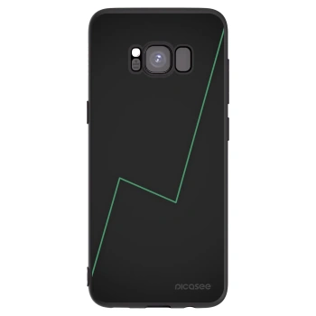 Picasee Μαύρη θήκη σιλικόνης για Samsung Galaxy S8 G950F - Consistency