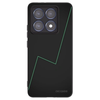 Picasee Μαύρη θήκη σιλικόνης για Xiaomi 14T Pro - Consistency