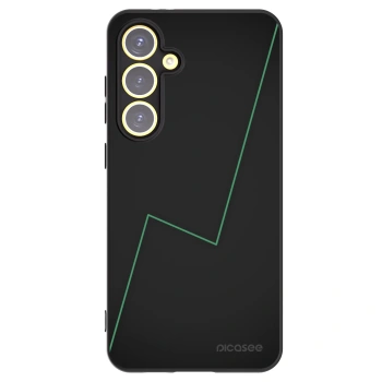 Picasee Μαύρη θήκη σιλικόνης για Samsung Galaxy S24 FE S721B - Consistency
