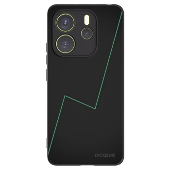 Picasee Μαύρη θήκη σιλικόνης για Xiaomi Redmi Note 14 4G - Consistency