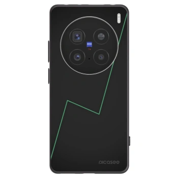 Picasee Μαύρη θήκη σιλικόνης για Vivo X200 Pro - Consistency