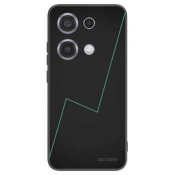 Picasee Μαύρη θήκη σιλικόνης για Xiaomi Redmi Note 14S - Consistency