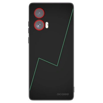 Picasee Μαύρη θήκη σιλικόνης για Motorola Edge 50 Fusion - Consistency