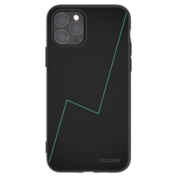 Picasee Μαύρη θήκη σιλικόνης για Apple iPhone 11 Pro - Consistency