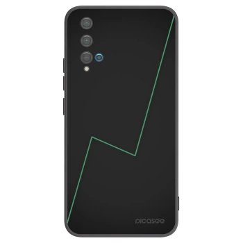 Picasee Μαύρη θήκη σιλικόνης για Huawei Nova 5T - Consistency