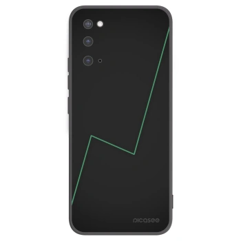 Picasee Μαύρη θήκη σιλικόνης για Samsung Galaxy S20 G980F - Consistency