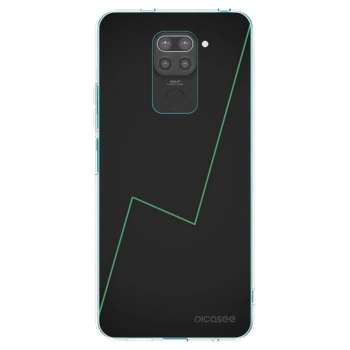 Picasee Μαύρη θήκη σιλικόνης για Xiaomi Redmi Note 9 - Consistency