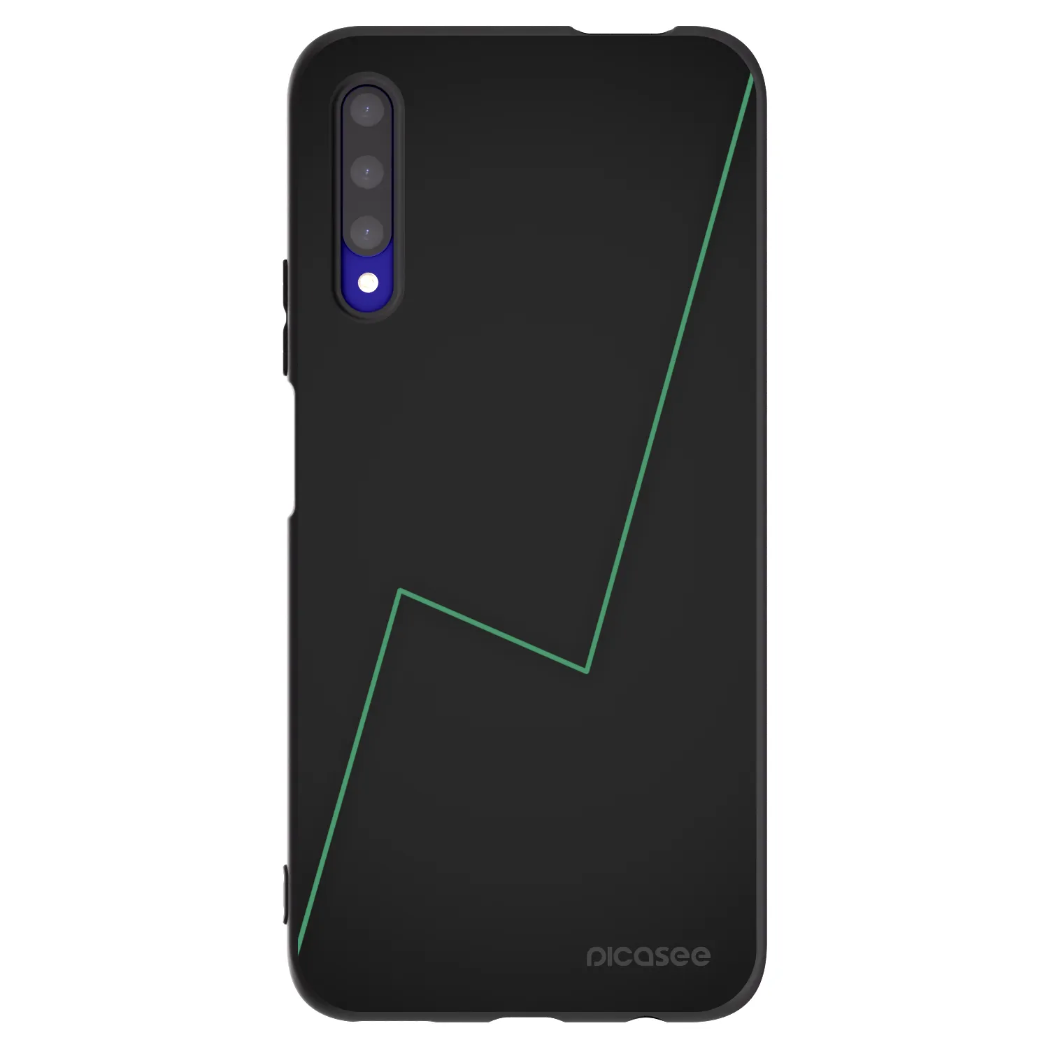 Picasee Μαύρη θήκη σιλικόνης για Honor 9X Pro - Consistency
