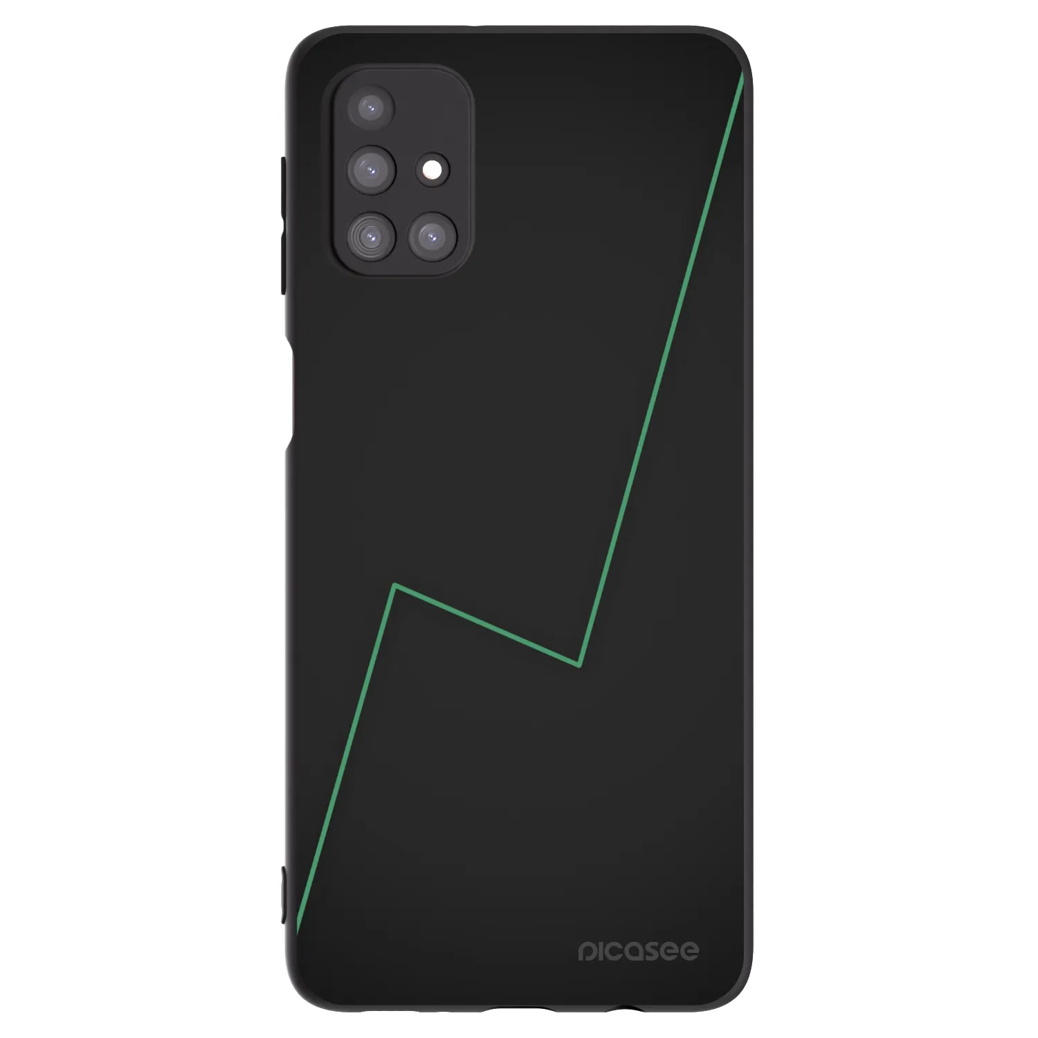 Picasee Μαύρη θήκη σιλικόνης για Samsung Galaxy M31s - Consistency