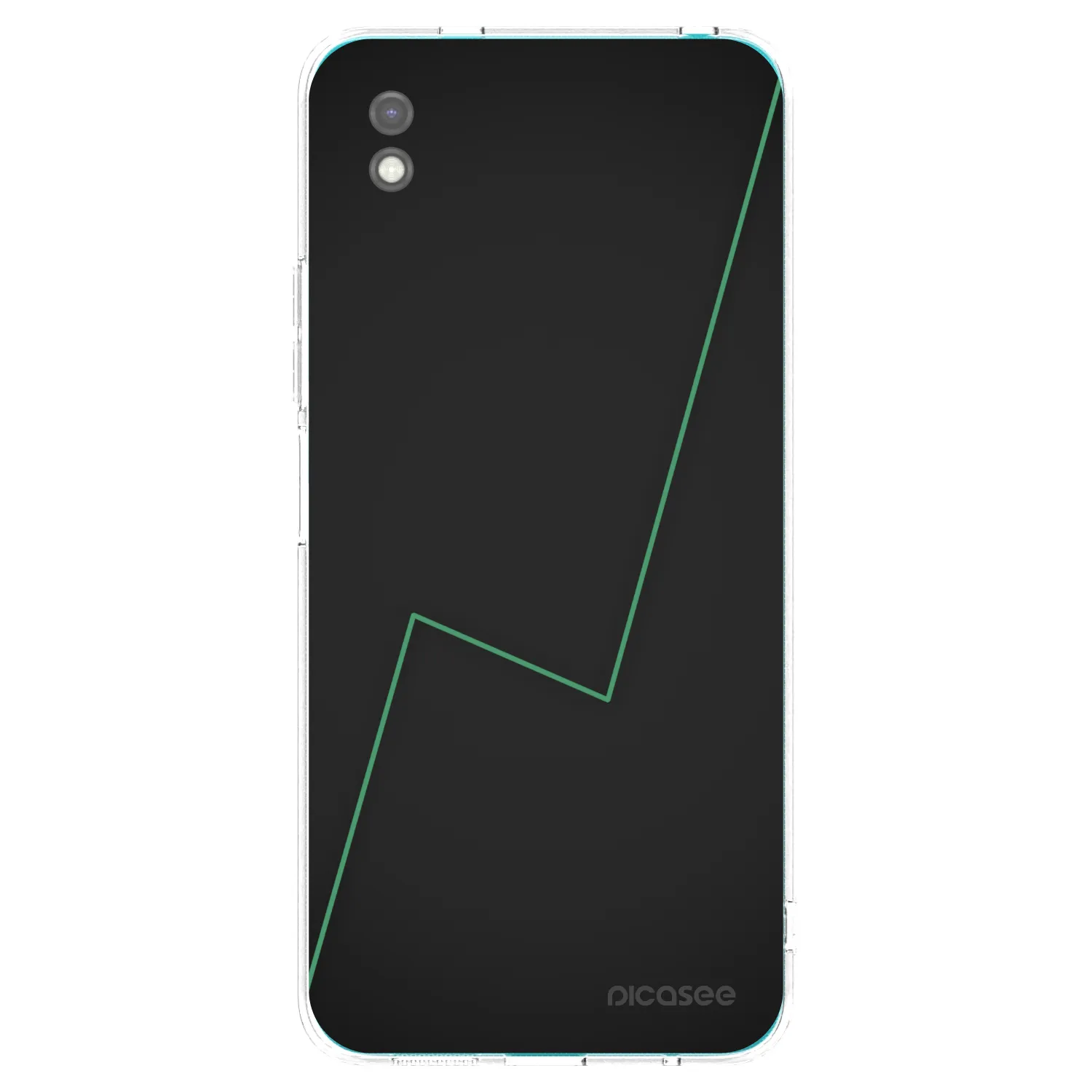 Picasee Μαύρη θήκη σιλικόνης για Xiaomi Redmi 9A - Consistency