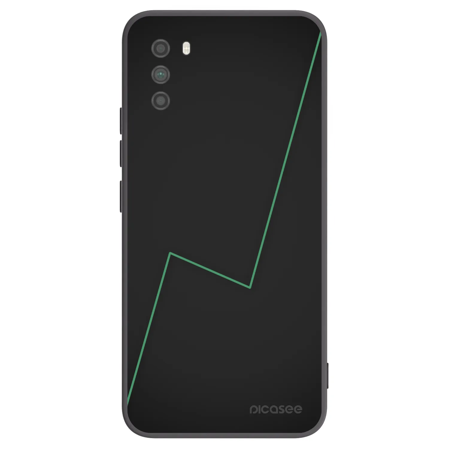 Picasee Μαύρη θήκη σιλικόνης για Xiaomi Poco M3 - Consistency