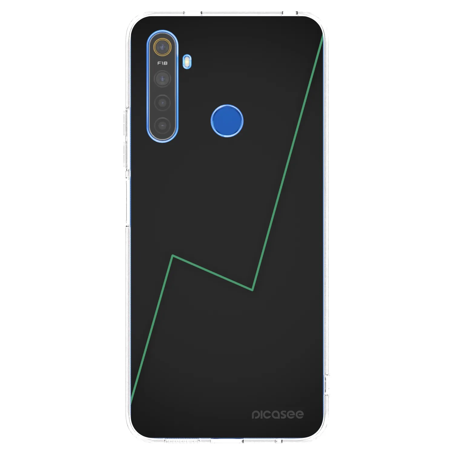 Picasee διαφανής θήκη σιλικόνης Realme 5 - Consistency