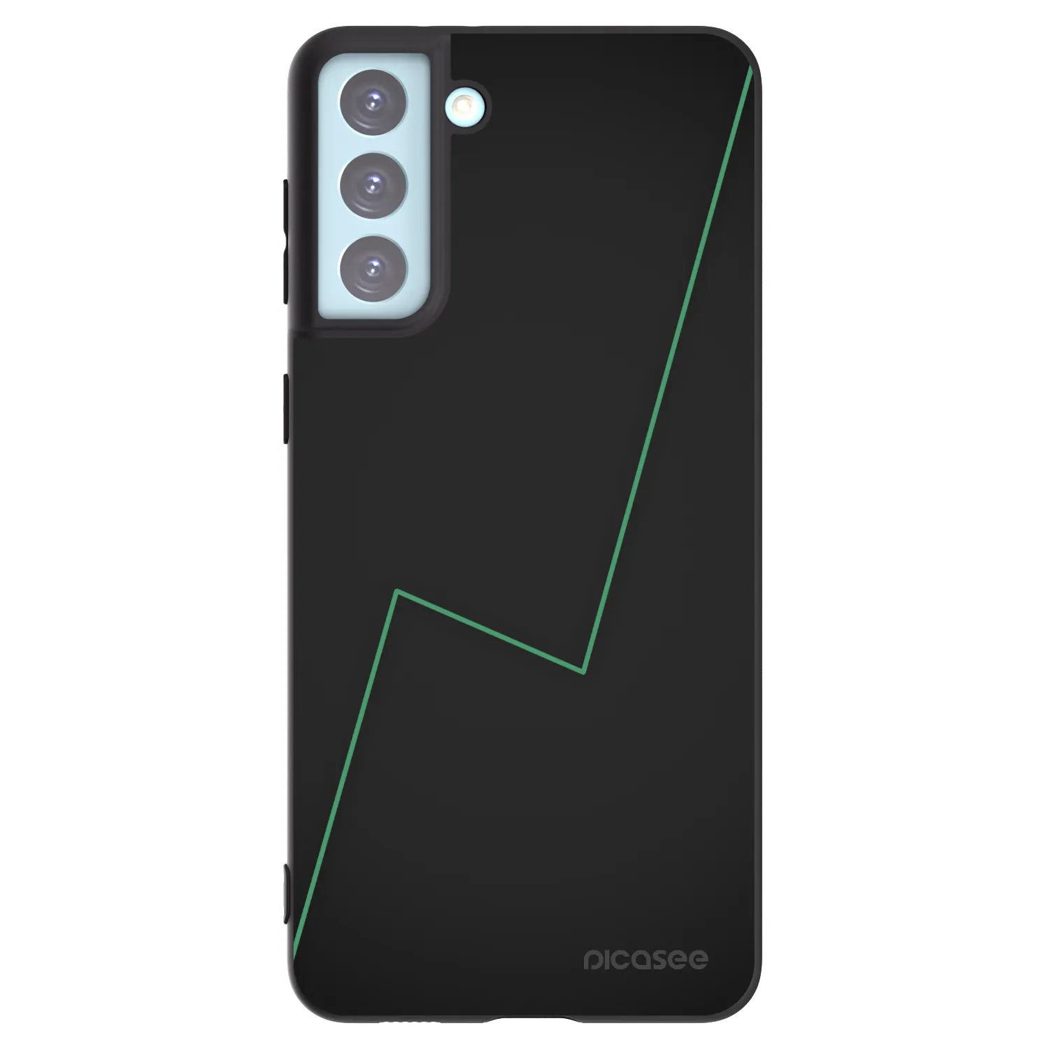 Picasee Μαύρη θήκη σιλικόνης για Samsung Galaxy S21+ 5G G996F - Consistency