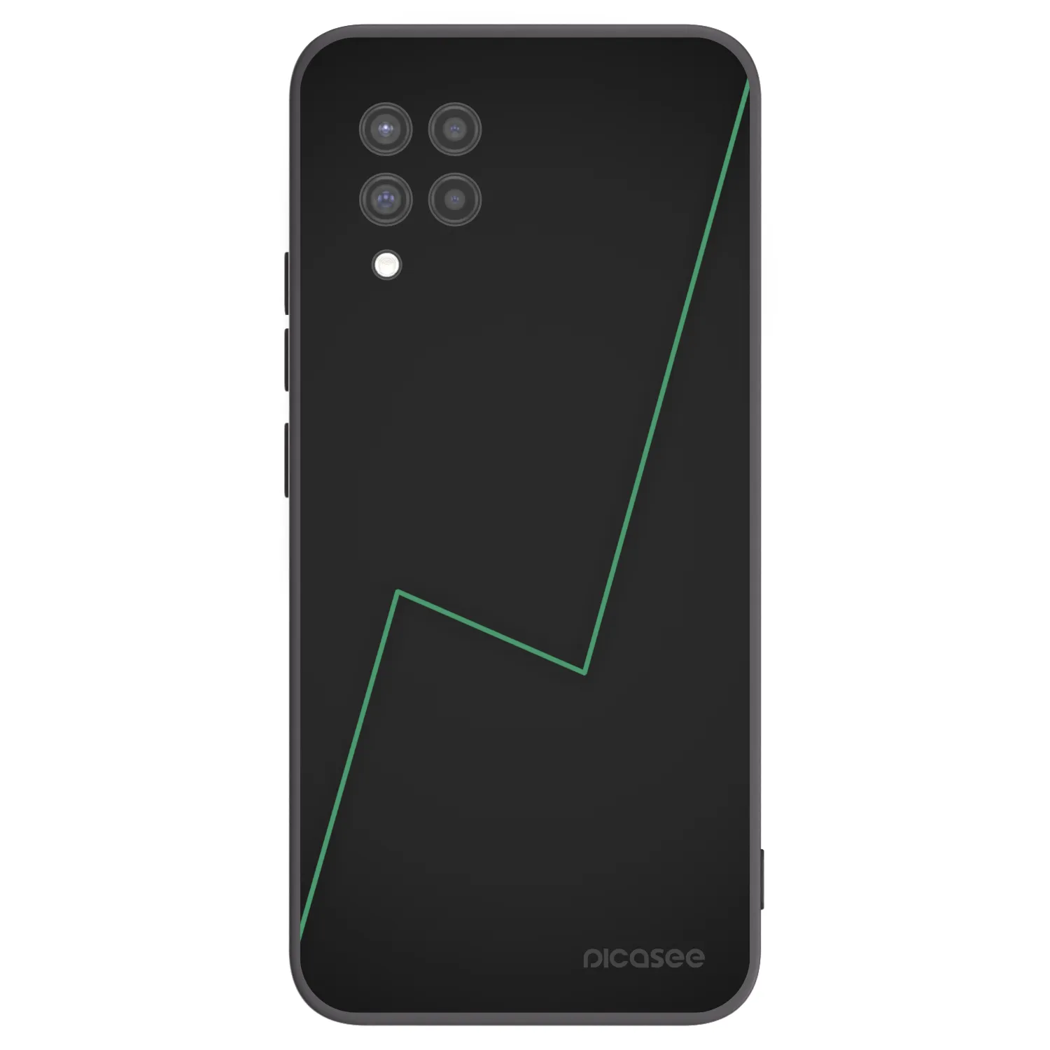 Picasee Μαύρη θήκη σιλικόνης για Samsung Galaxy A42 A426B - Consistency