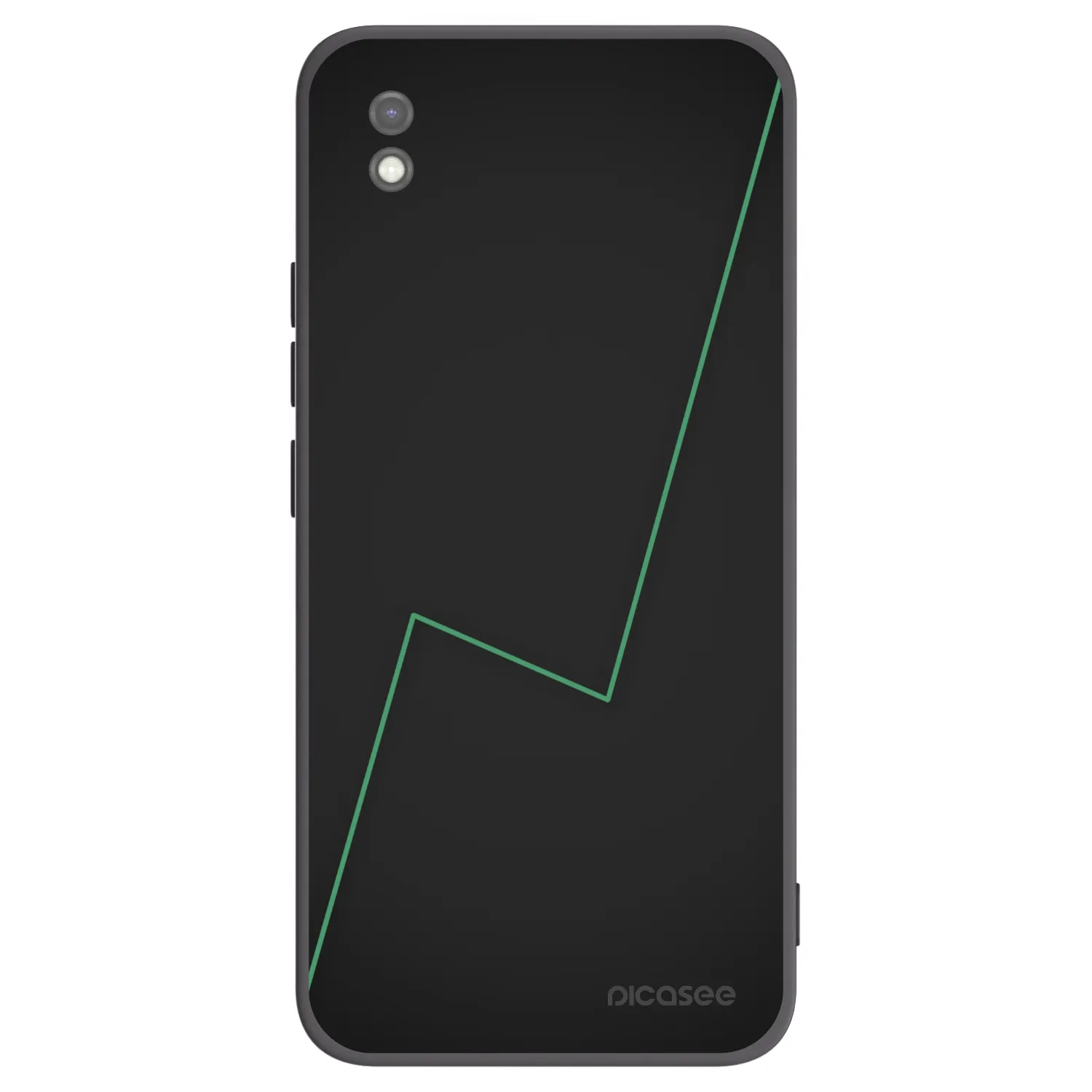 Picasee Μαύρη θήκη σιλικόνης για Xiaomi Redmi 9AT - Consistency