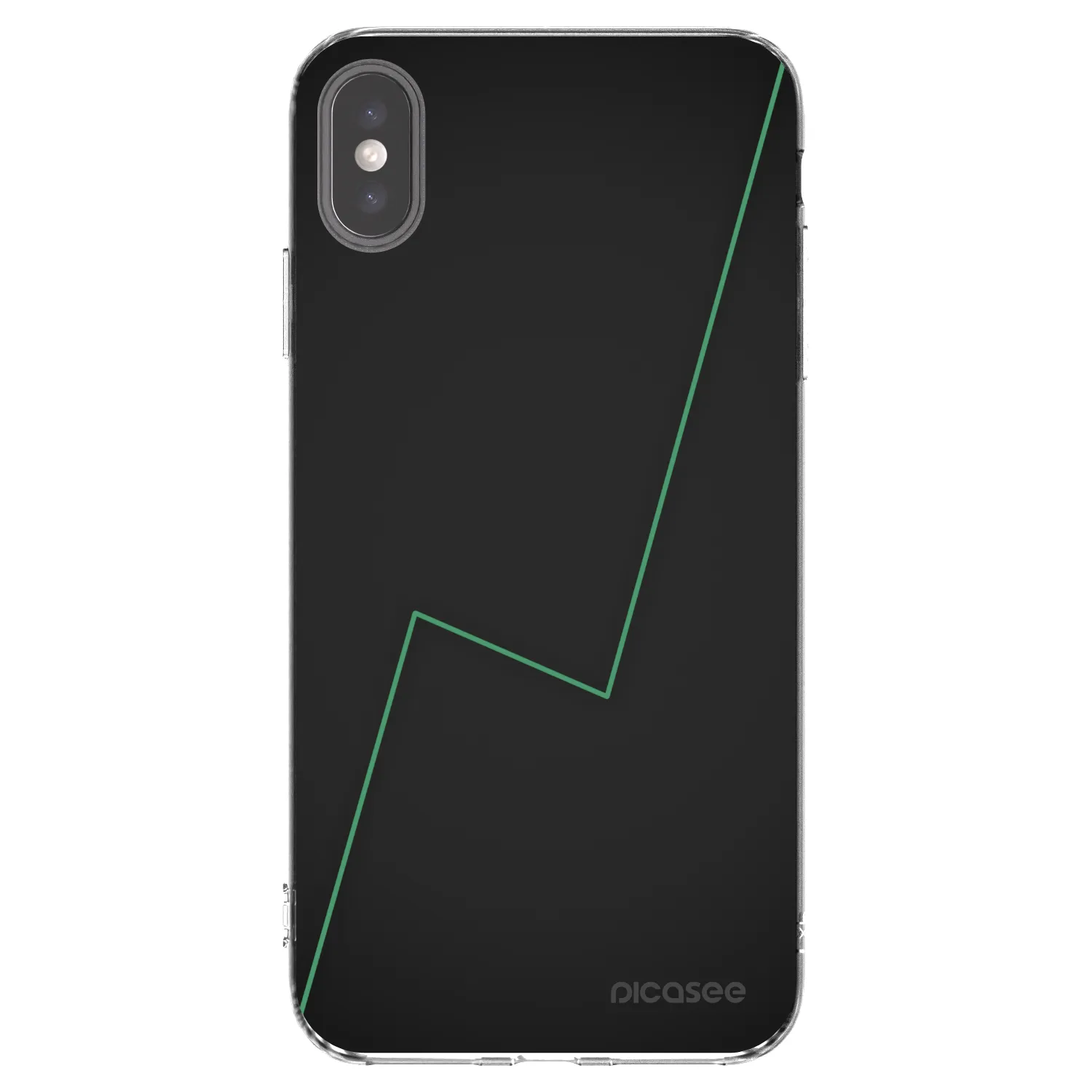Picasee διαφανής θήκη σιλικόνης Apple iPhone XS Max - Consistency