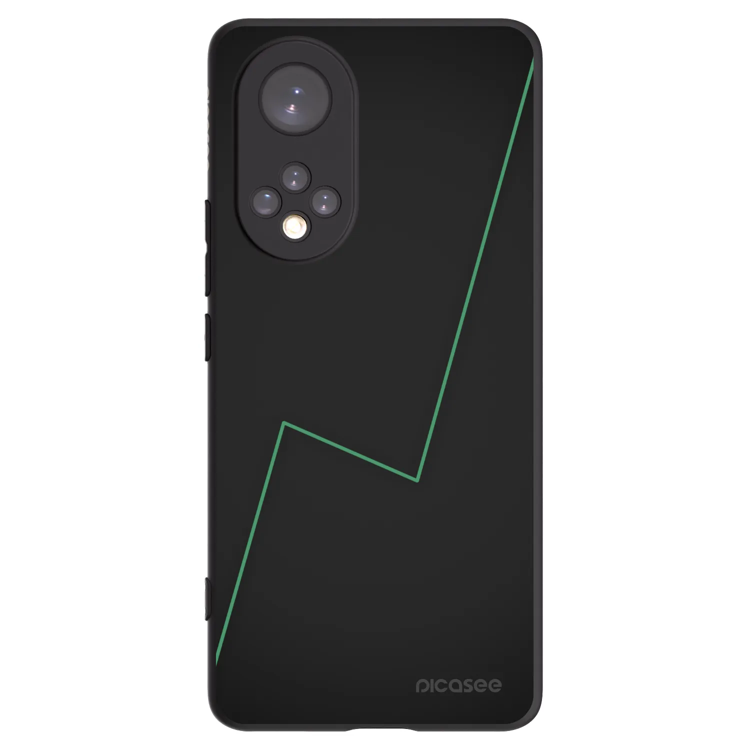 Picasee Μαύρη θήκη σιλικόνης για Honor 50 5G - Consistency