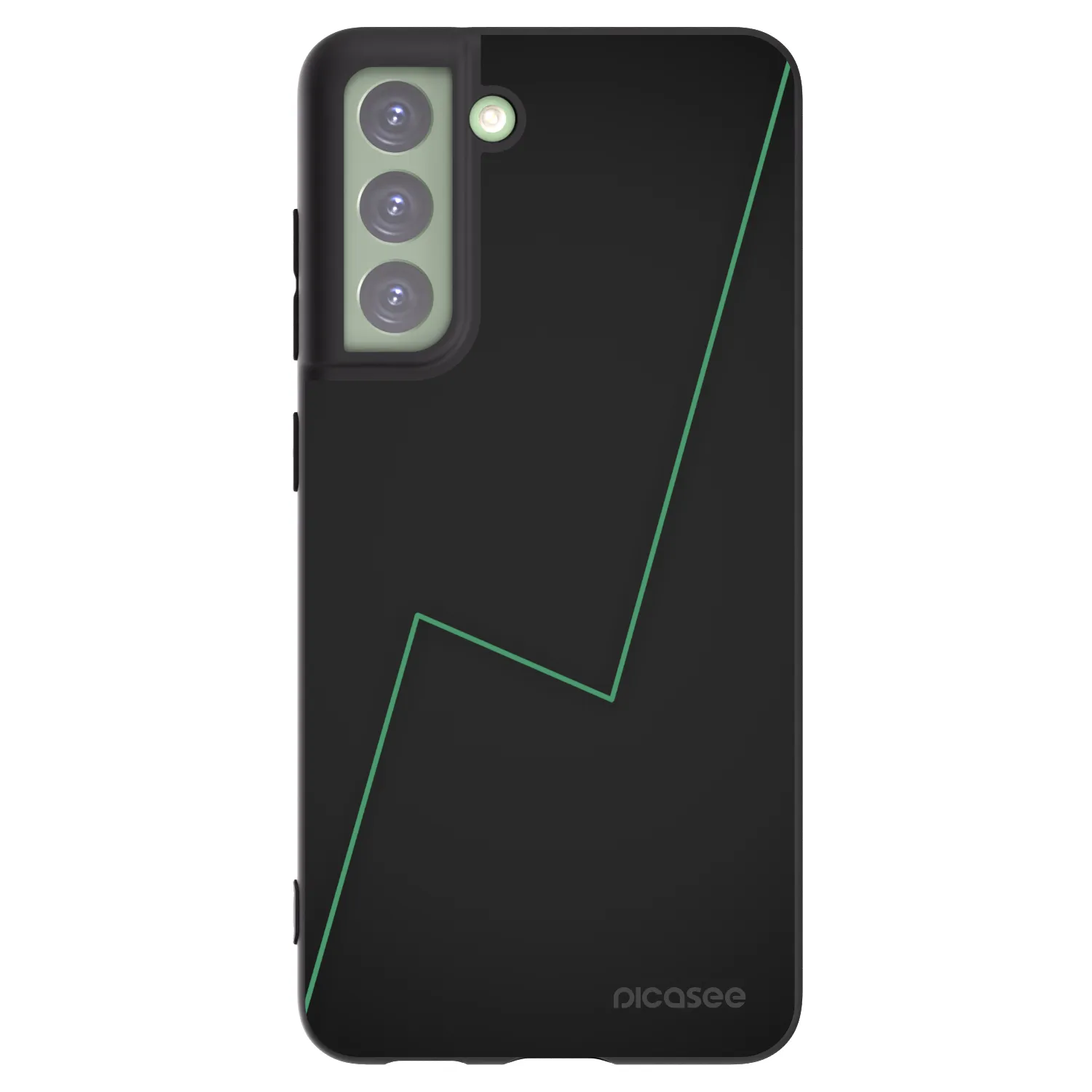 Picasee Μαύρη θήκη σιλικόνης για Samsung Galaxy S21 FE 5G - Consistency