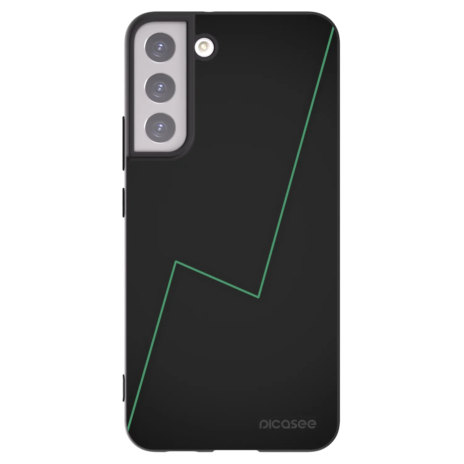 Picasee Μαύρη θήκη σιλικόνης για Samsung Galaxy S22+ 5G - Consistency