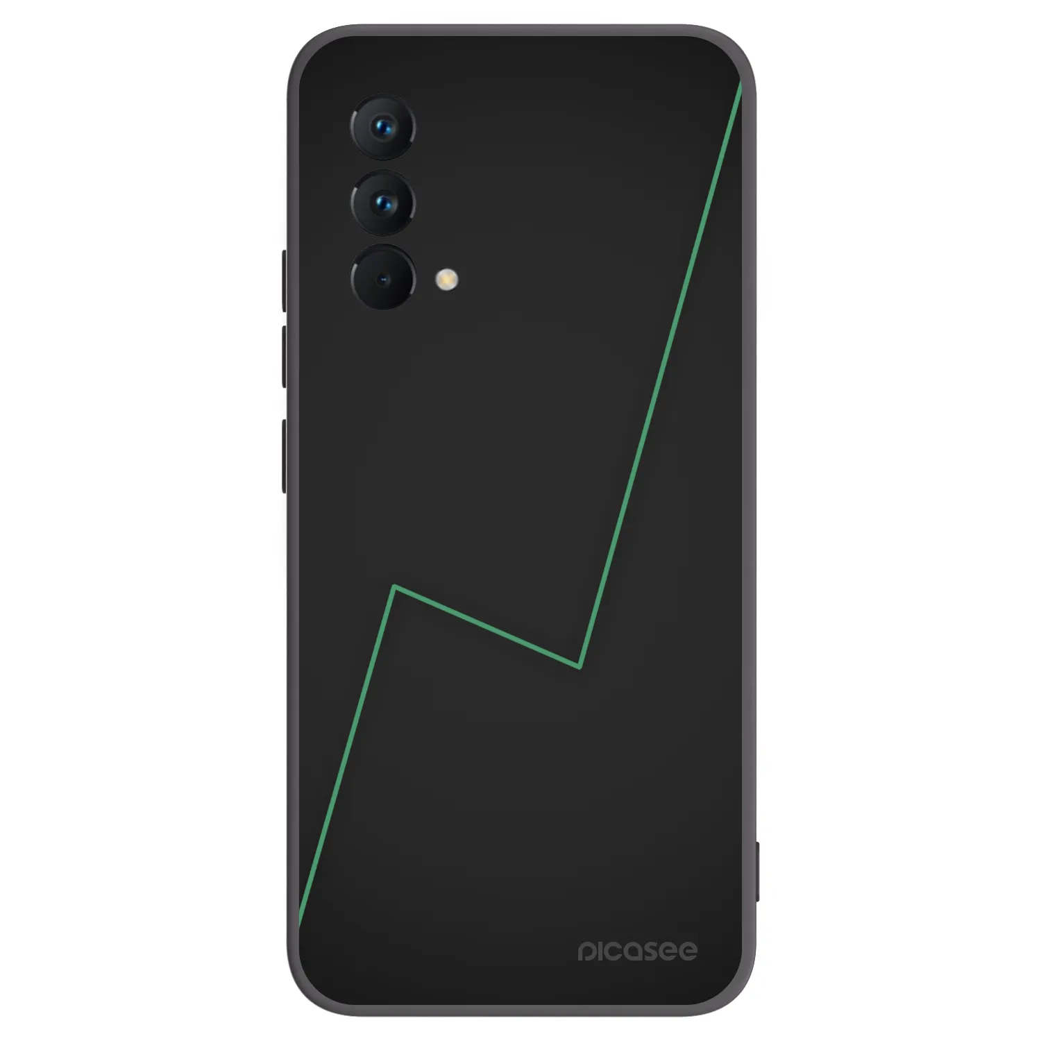 Picasee Μαύρη θήκη σιλικόνης για Realme GT Master Edition 5G - Consistency