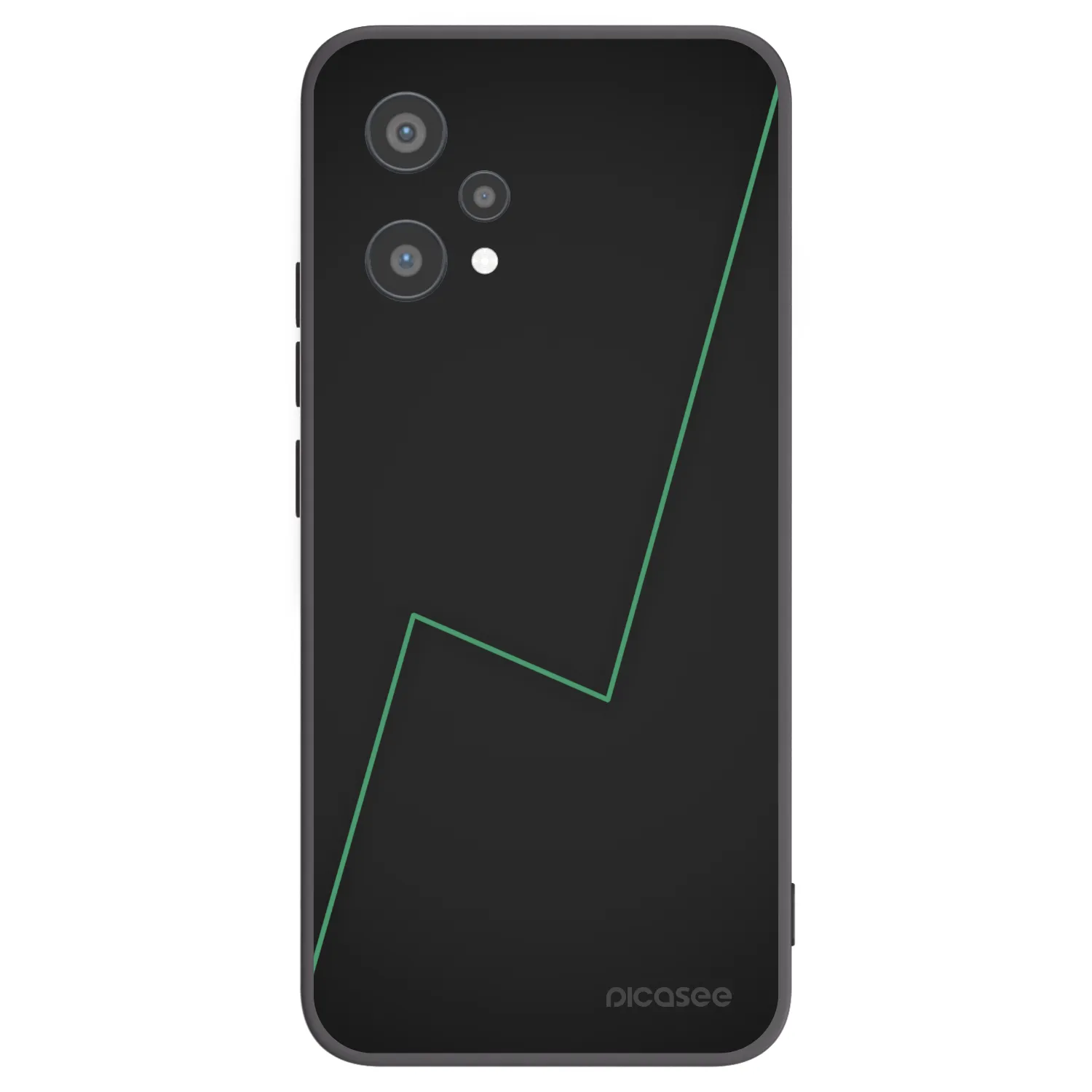 Picasee Μαύρη θήκη σιλικόνης για Realme 9 Pro 5G - Consistency