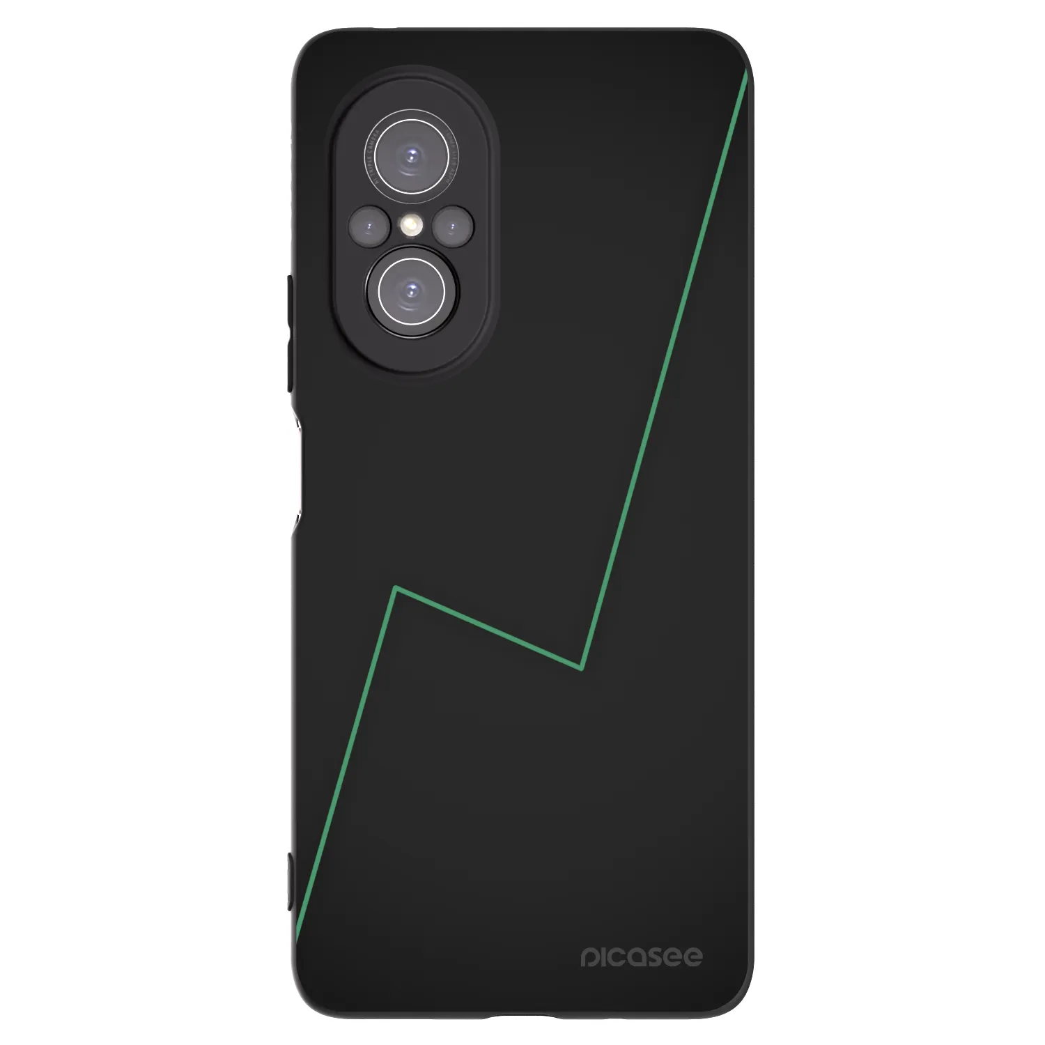 Picasee Μαύρη θήκη σιλικόνης για Huawei Nova 9 SE - Consistency