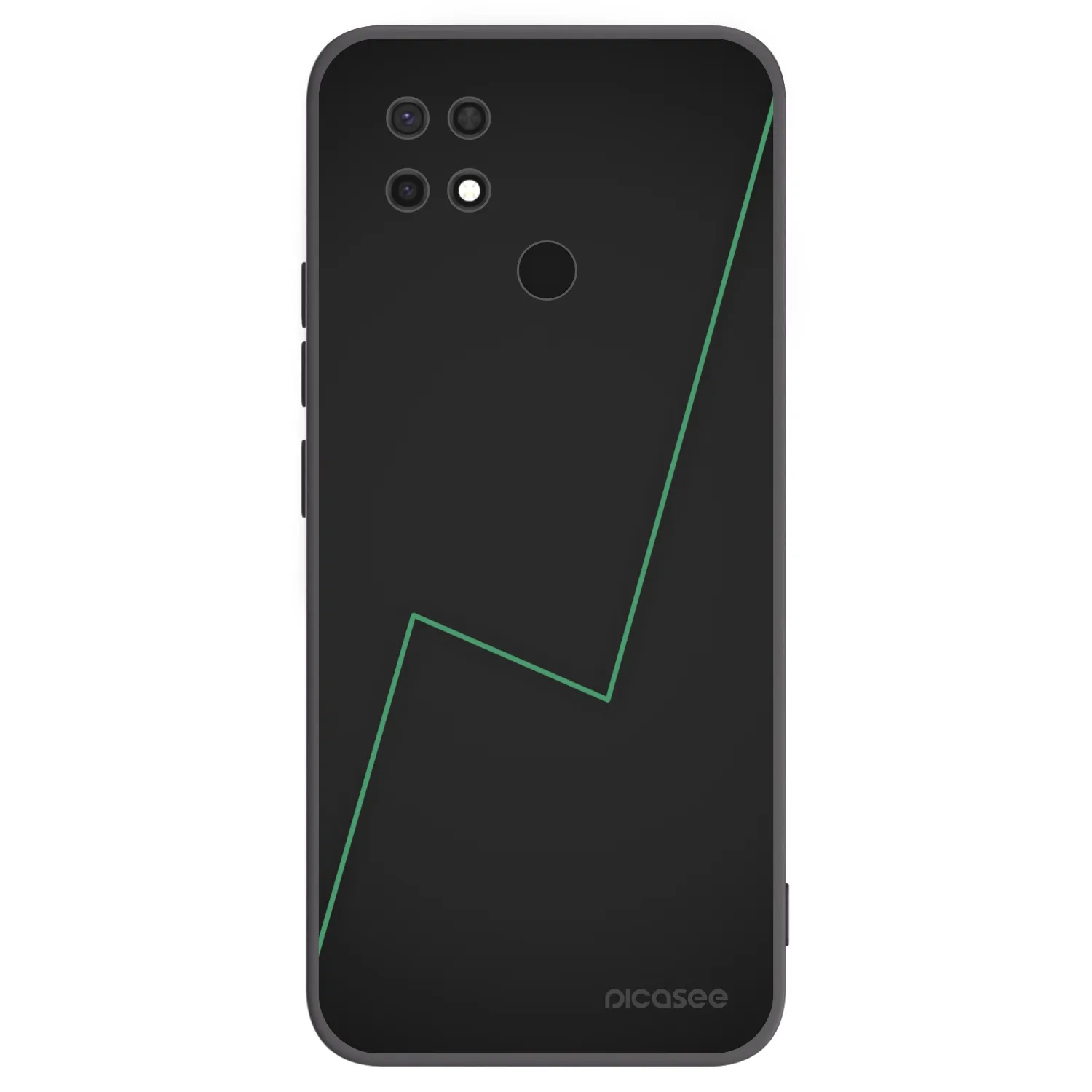 Picasee Μαύρη θήκη σιλικόνης για Xiaomi Redmi 10C - Consistency