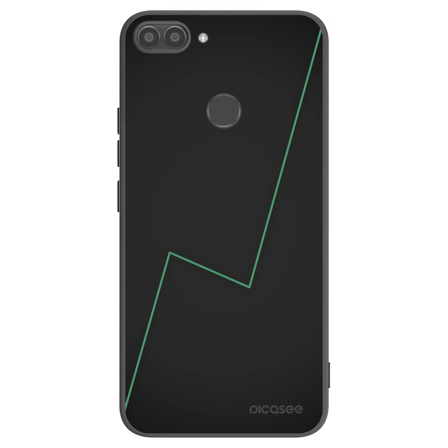 Picasee Μαύρη θήκη σιλικόνης για Huawei P Smart - Consistency