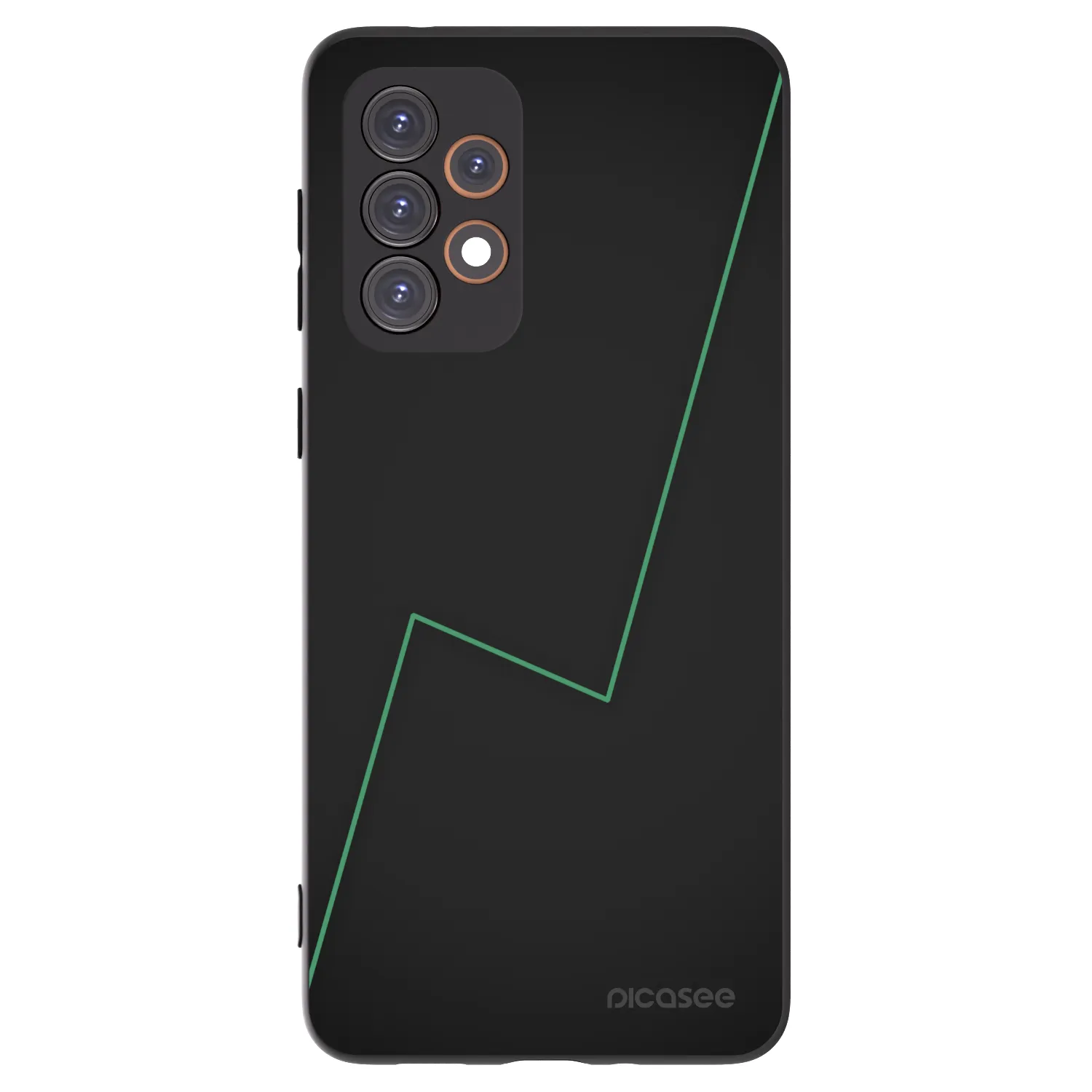 Picasee Μαύρη θήκη σιλικόνης για Samsung Galaxy A33 5G A336 - Consistency