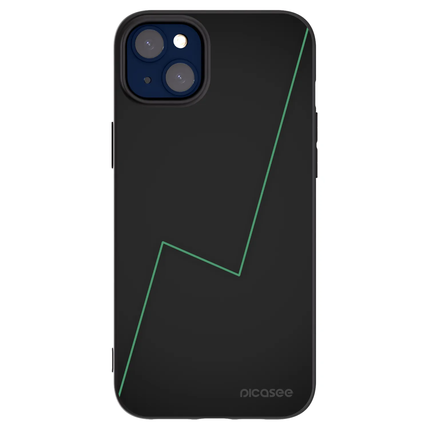 Picasee Μαύρη θήκη σιλικόνης για Apple iPhone 14 Plus - Consistency