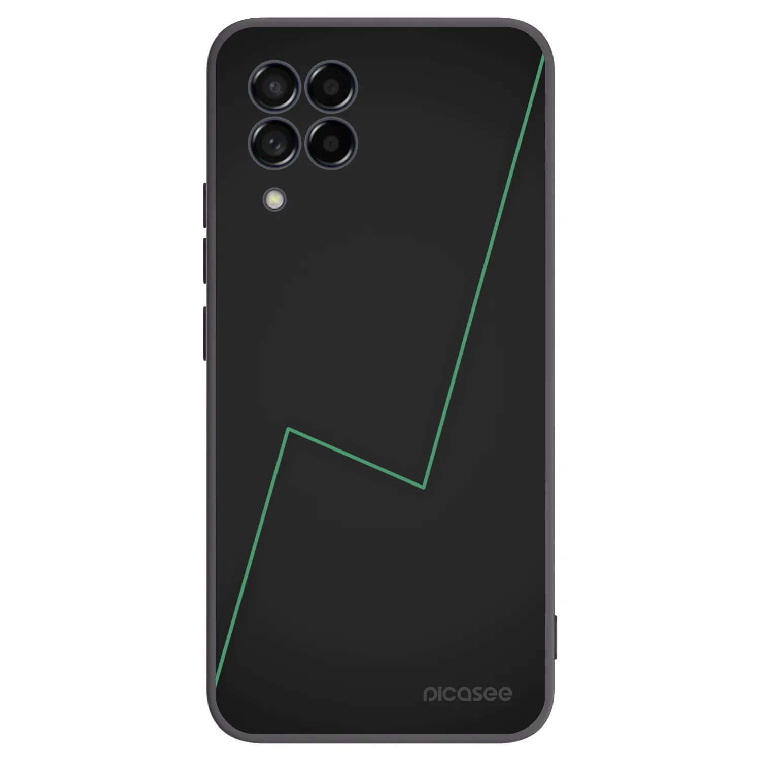 Picasee Μαύρη θήκη σιλικόνης για Samsung Galaxy M53 5G - Consistency