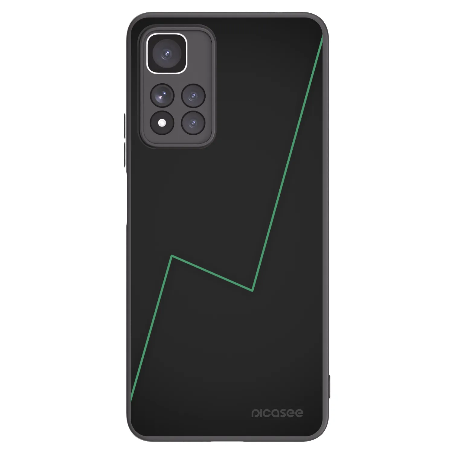 Picasee Μαύρη θήκη σιλικόνης για Xiaomi Redmi Note 11 Pro+ 5G - Consistency