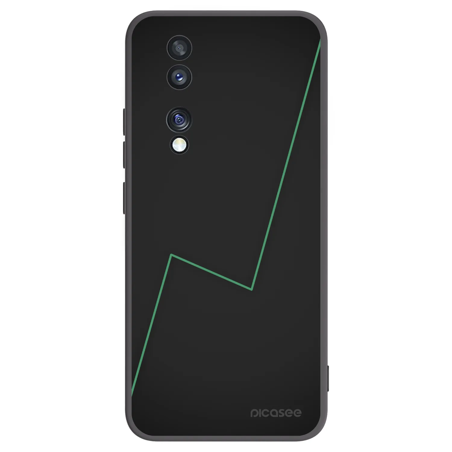 Picasee Μαύρη θήκη σιλικόνης για Honor 70 - Consistency