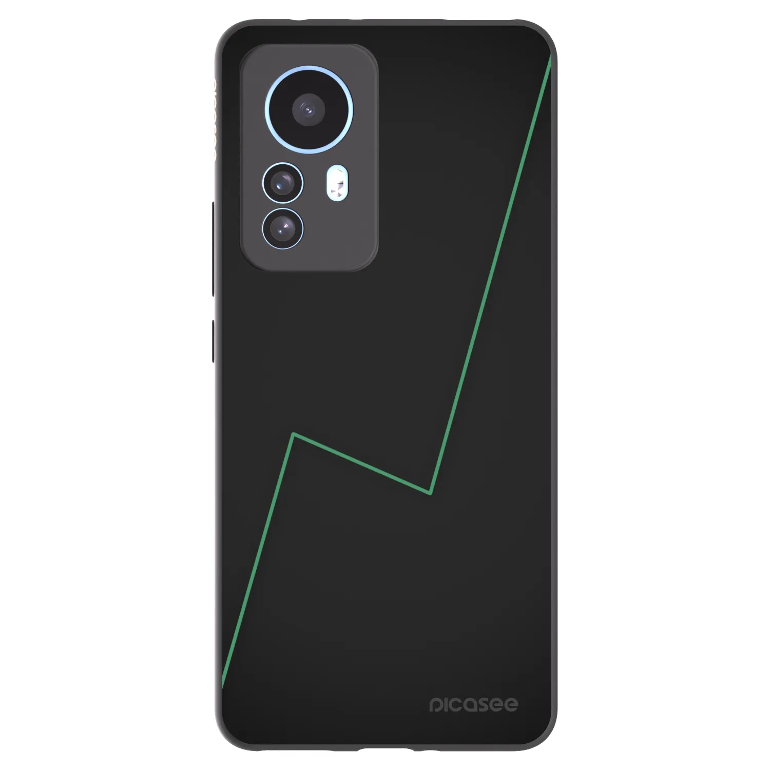 Picasee Μαύρη θήκη σιλικόνης για Xiaomi 12T - Consistency
