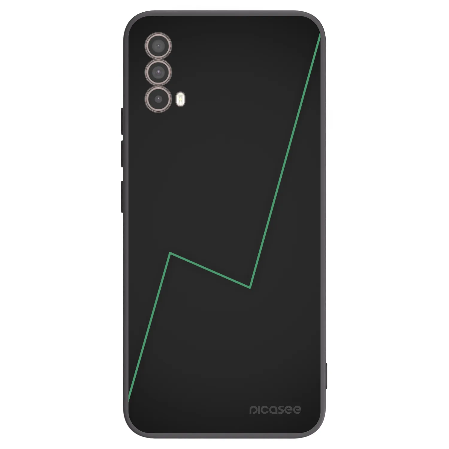 Picasee Μαύρη θήκη σιλικόνης για Motorola Moto E40 - Consistency