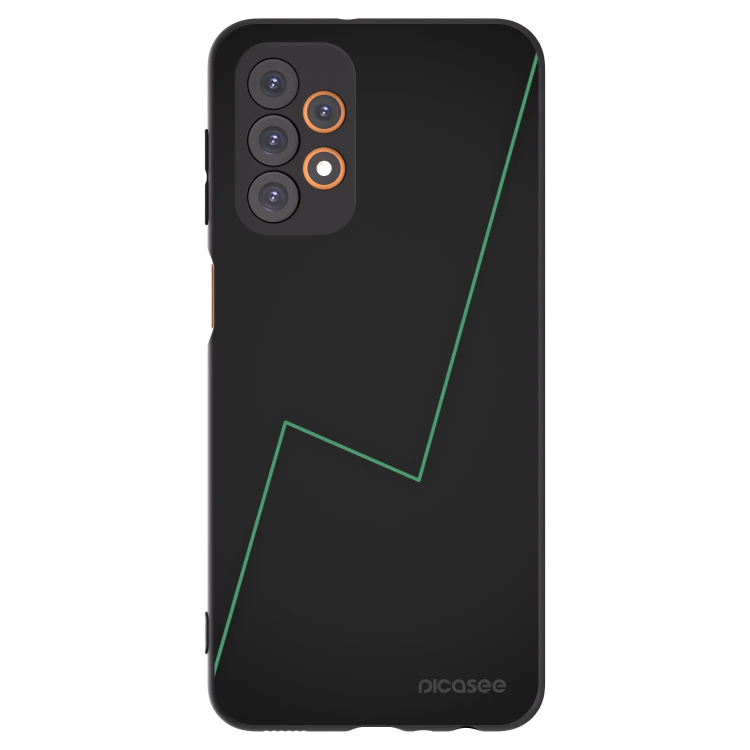 Picasee Μαύρη θήκη σιλικόνης για Samsung Galaxy A23 A236B 5G - Consistency