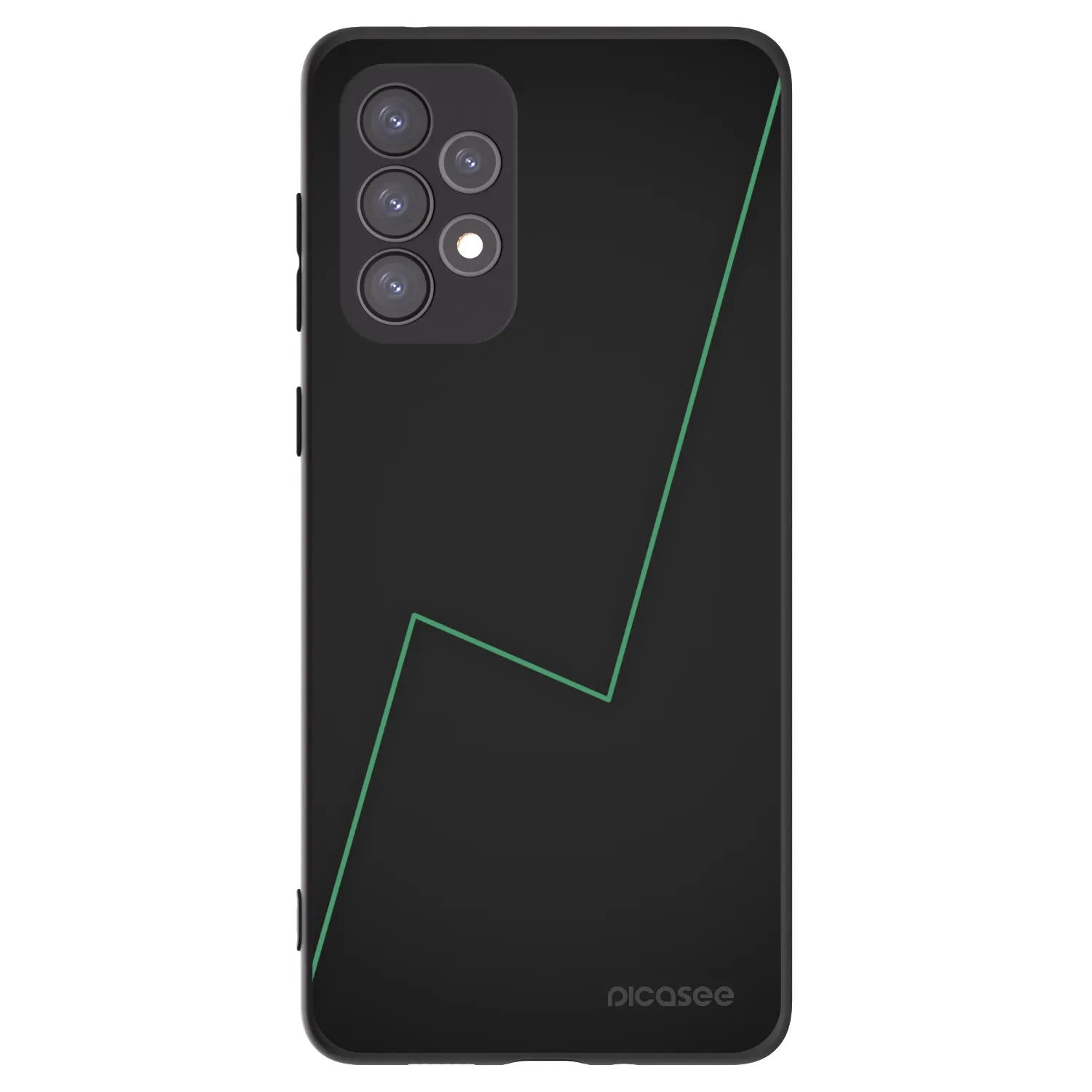 Picasee Μαύρη θήκη σιλικόνης για Samsung Galaxy A73 5G - Consistency