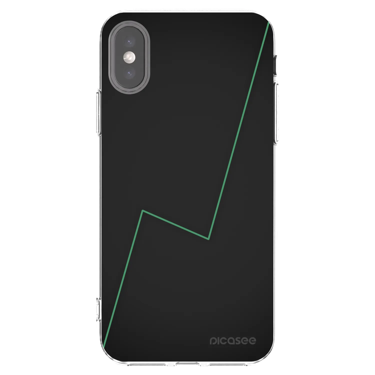 Picasee διαφανής θήκη σιλικόνης Apple iPhone X/XS - Consistency