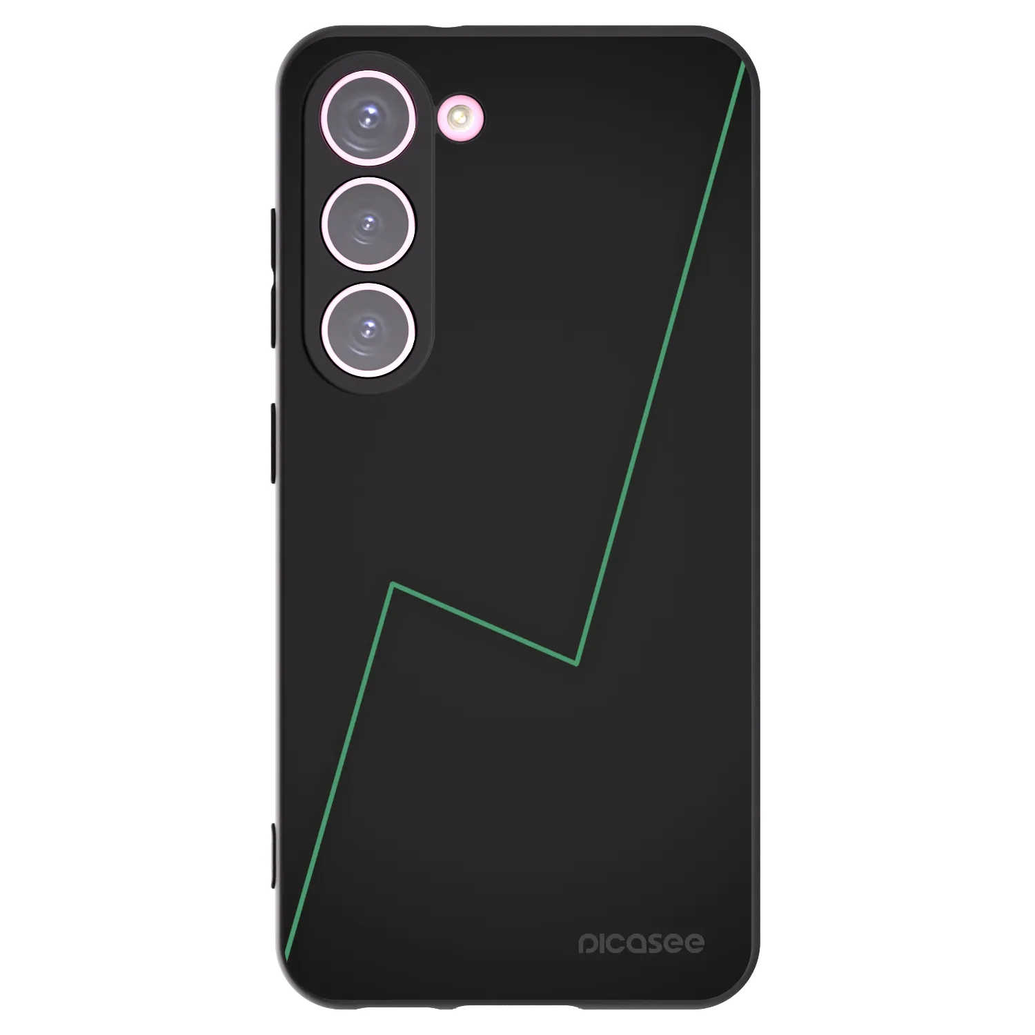 Picasee Μαύρη θήκη σιλικόνης για Samsung Galaxy S23 5G - Consistency