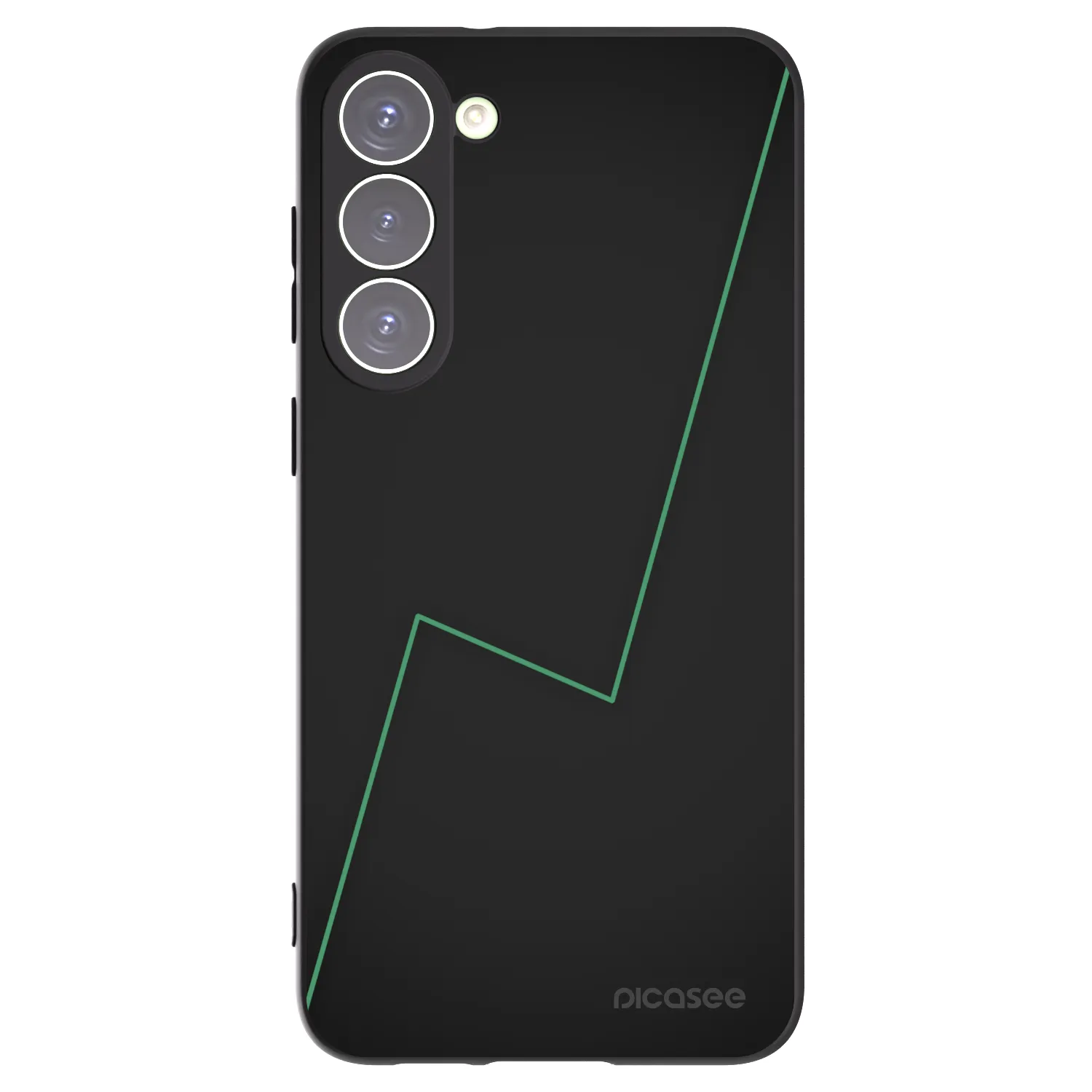 Picasee Μαύρη θήκη σιλικόνης για Samsung Galaxy S23+ 5G - Consistency