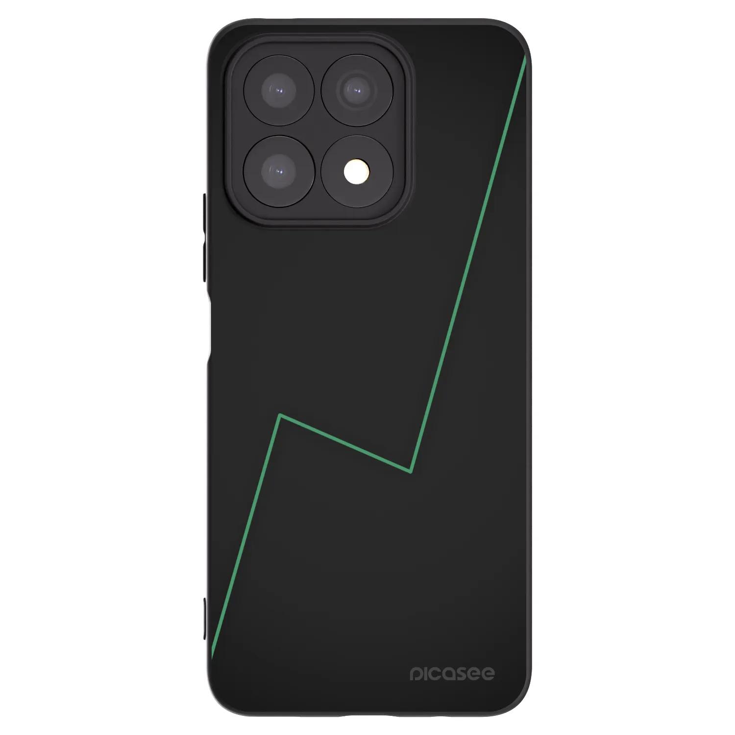 Picasee Μαύρη θήκη σιλικόνης για Honor X8a - Consistency