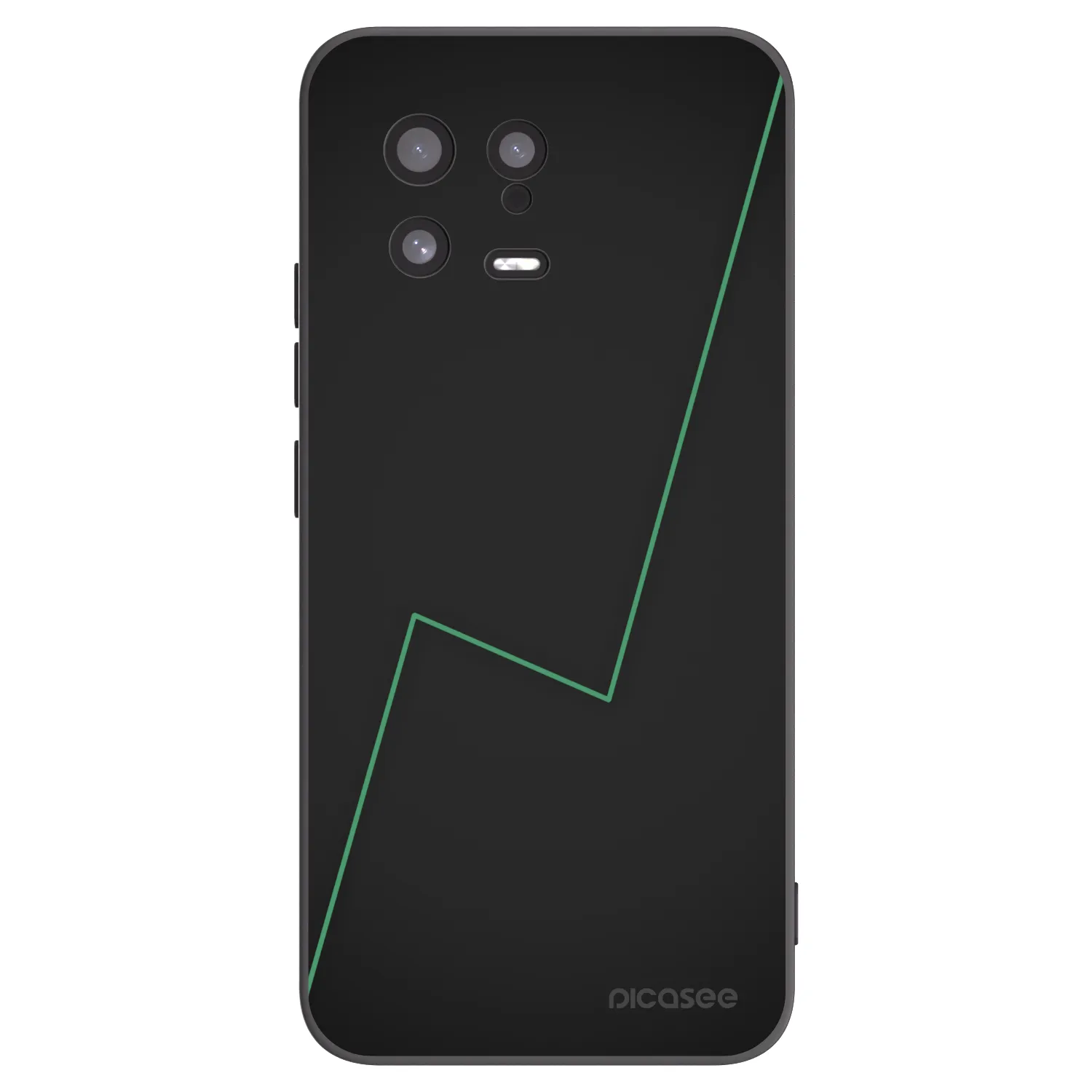 Picasee Μαύρη θήκη σιλικόνης για Xiaomi 13 - Consistency