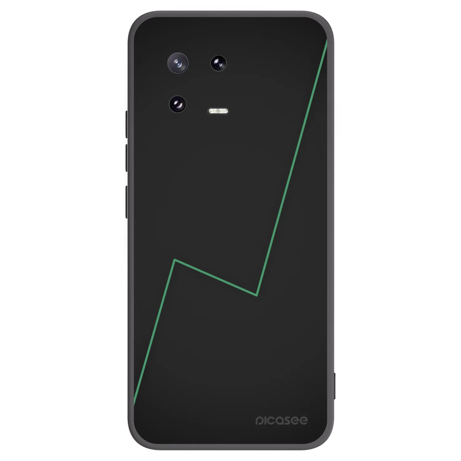 Picasee Μαύρη θήκη σιλικόνης για Xiaomi 13 Pro - Consistency