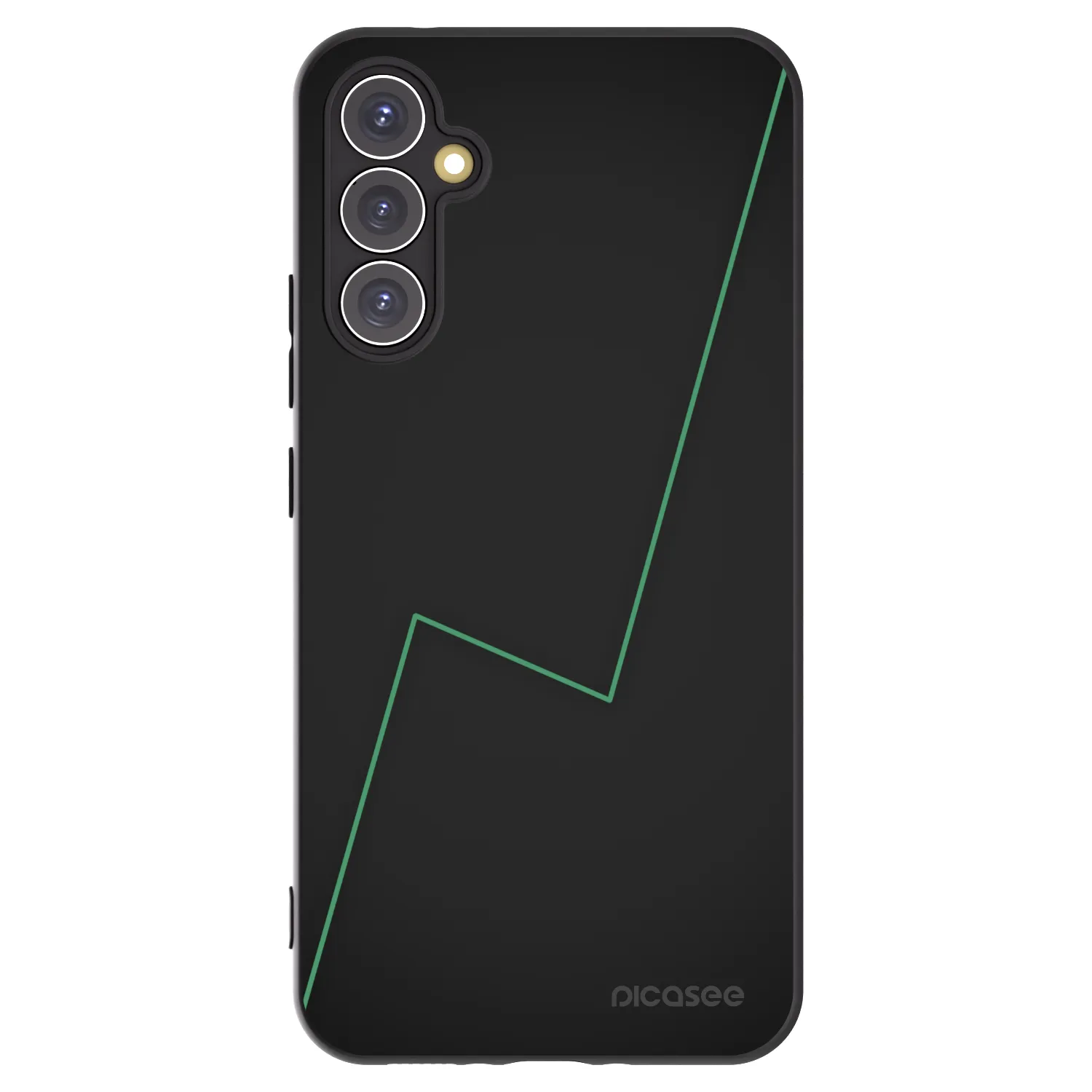 Picasee Μαύρη θήκη σιλικόνης για Samsung Galaxy A34 5G A346B - Consistency