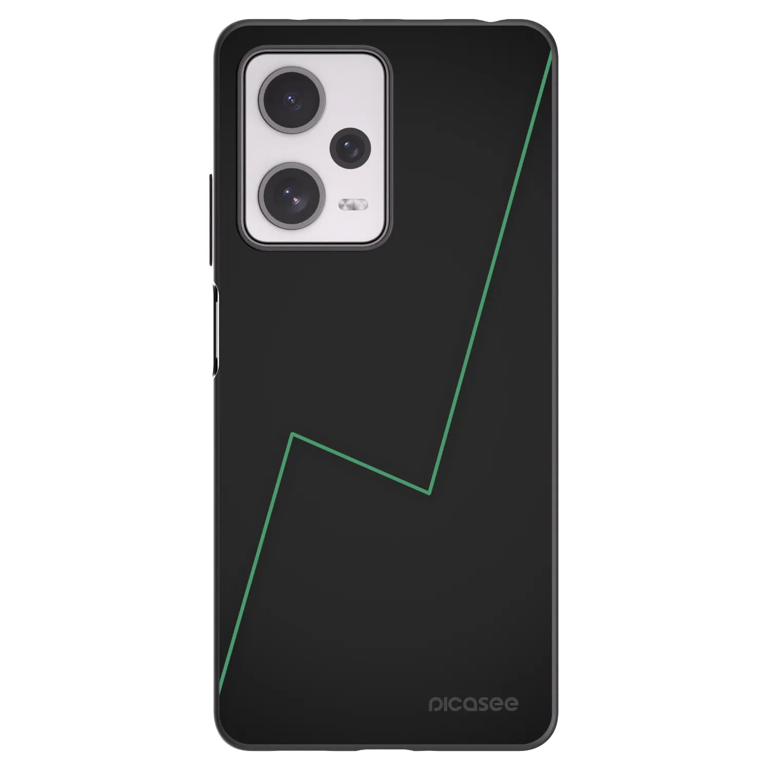 Picasee Μαύρη θήκη σιλικόνης για Xiaomi Redmi Note 12 Pro+ 5G - Consistency