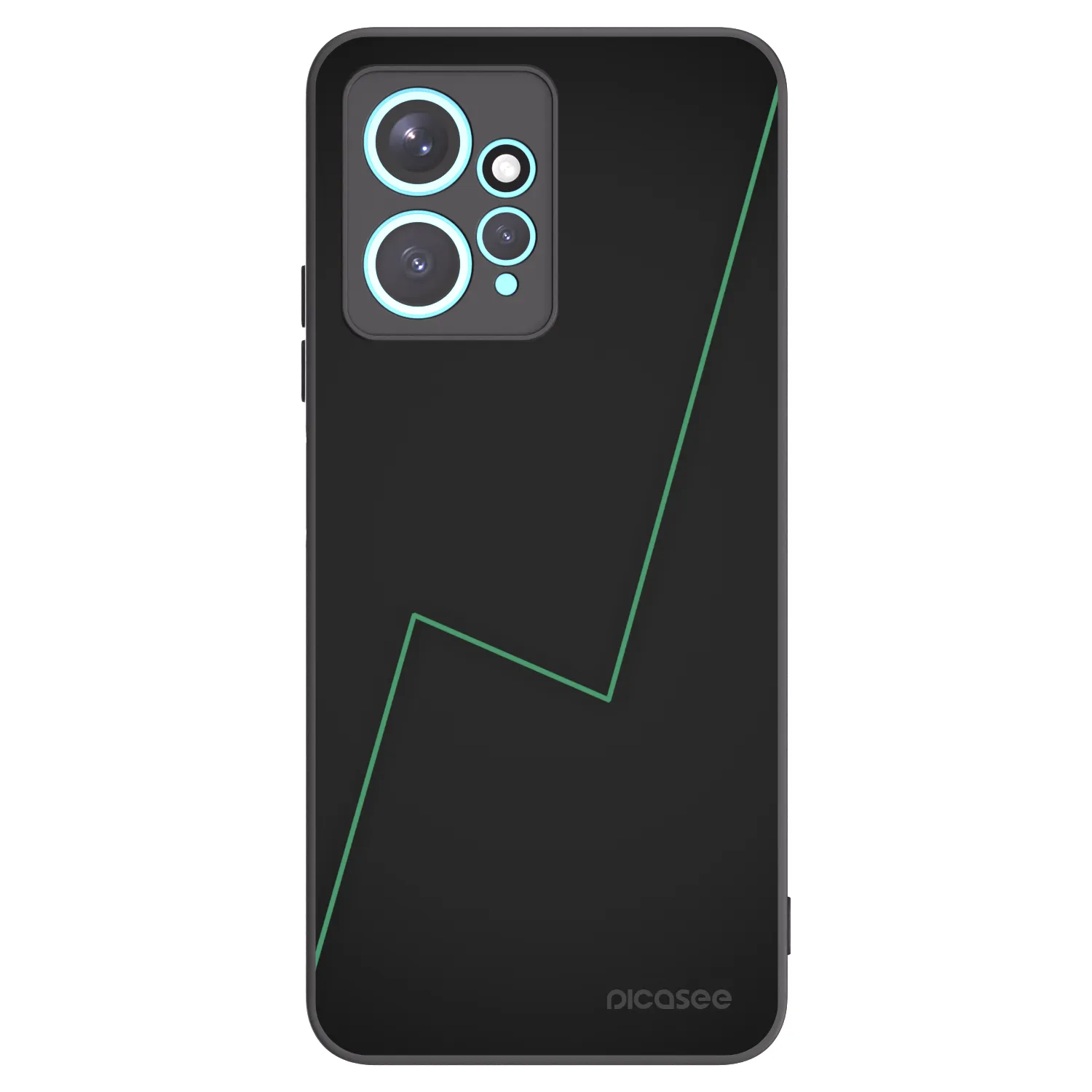 Picasee Μαύρη θήκη σιλικόνης για Xiaomi Redmi Note 12 4G - Consistency