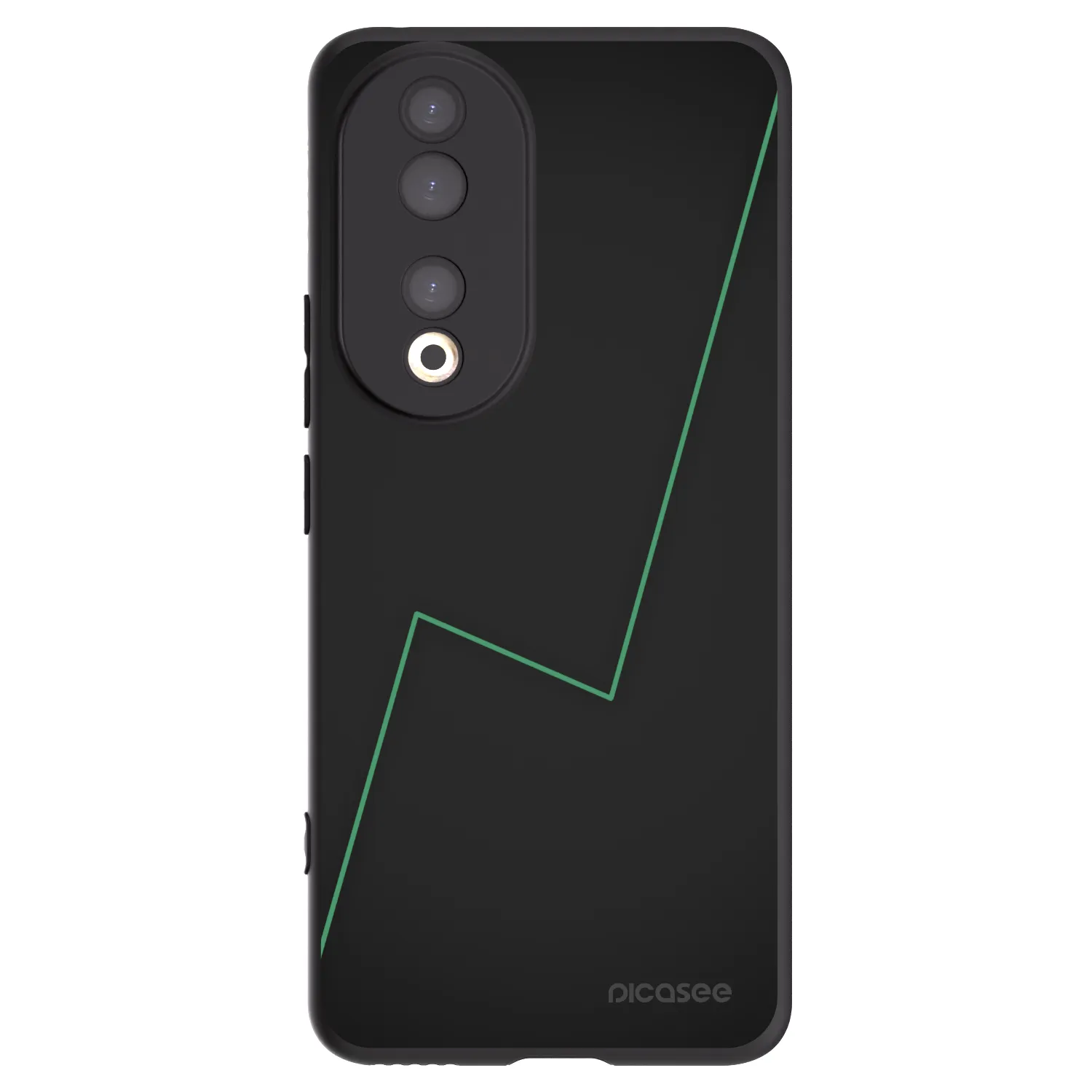 Picasee Μαύρη θήκη σιλικόνης για Honor 90 5G - Consistency