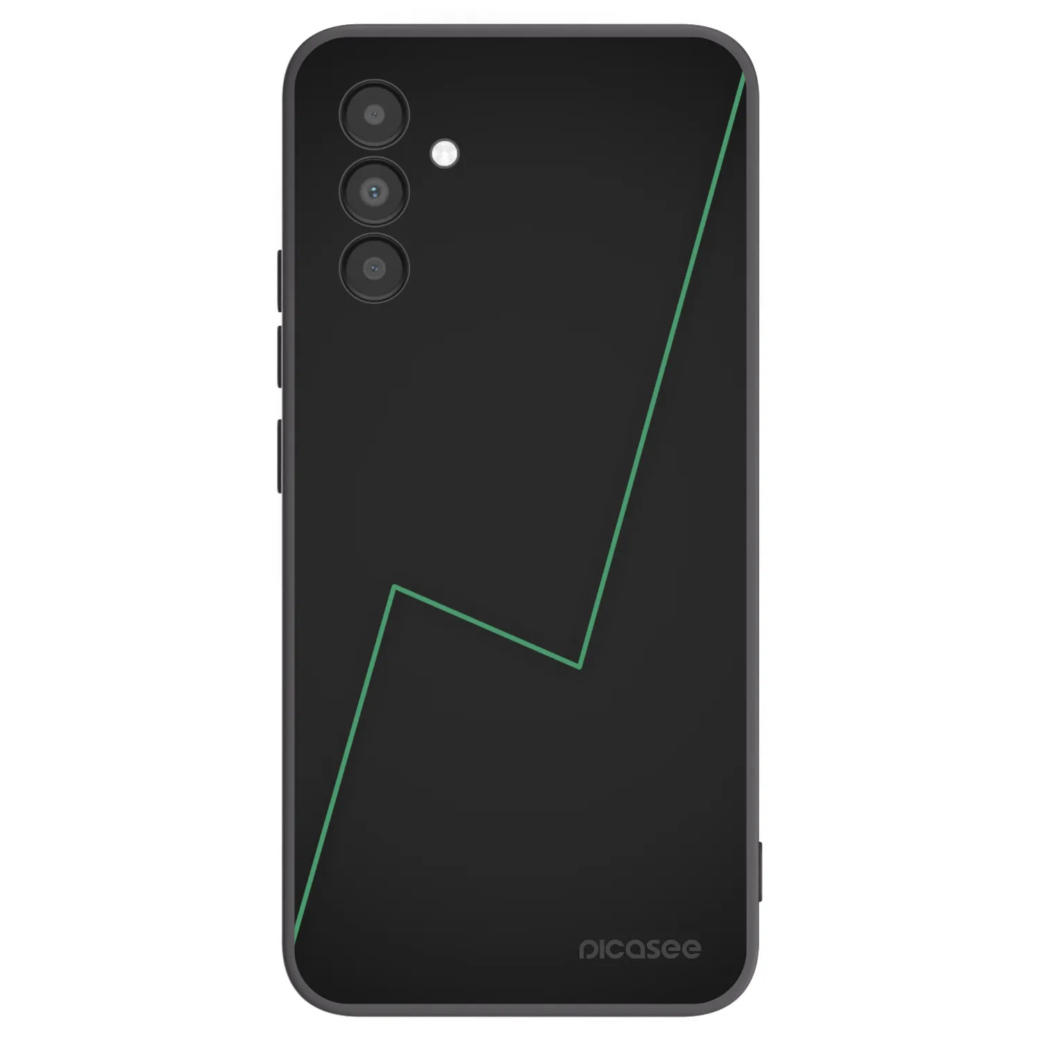 Picasee Μαύρη θήκη σιλικόνης για Samsung Galaxy A04s A047F - Consistency